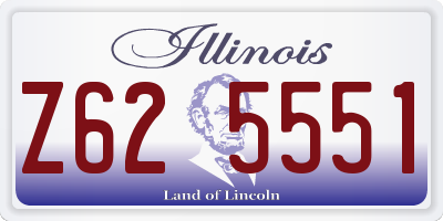 IL license plate Z625551