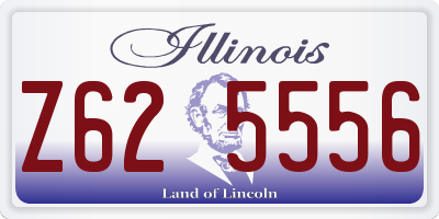 IL license plate Z625556
