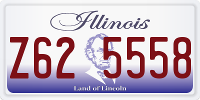 IL license plate Z625558