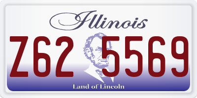 IL license plate Z625569