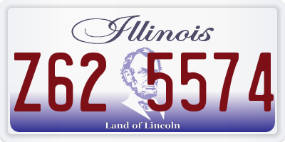 IL license plate Z625574