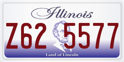 IL license plate Z625577