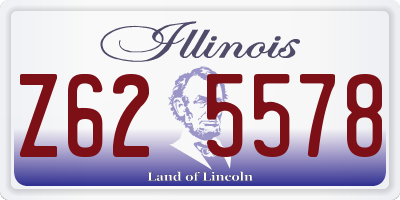 IL license plate Z625578