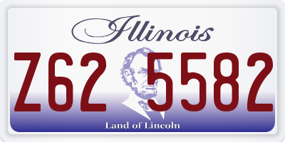 IL license plate Z625582