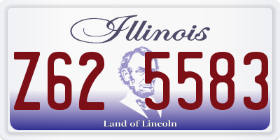 IL license plate Z625583