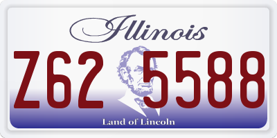 IL license plate Z625588