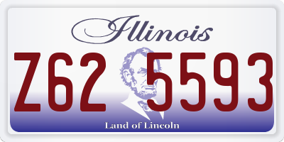 IL license plate Z625593
