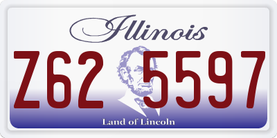 IL license plate Z625597