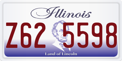 IL license plate Z625598