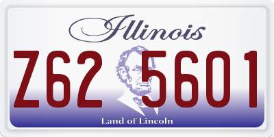 IL license plate Z625601