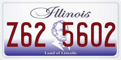 IL license plate Z625602