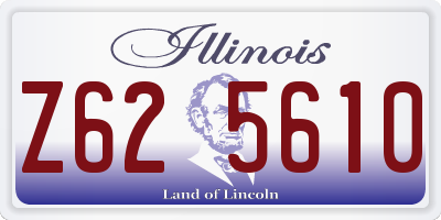 IL license plate Z625610