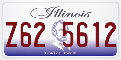 IL license plate Z625612