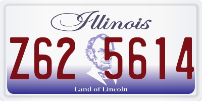 IL license plate Z625614