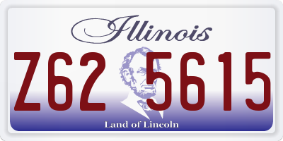 IL license plate Z625615