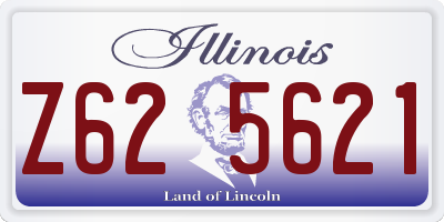 IL license plate Z625621