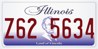IL license plate Z625634