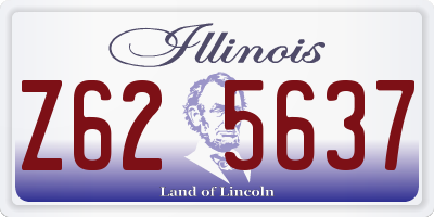 IL license plate Z625637