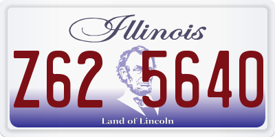 IL license plate Z625640
