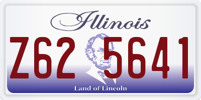 IL license plate Z625641