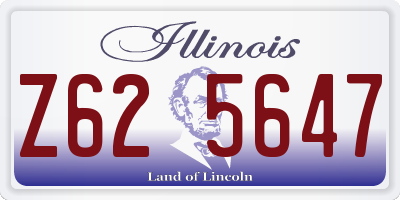 IL license plate Z625647