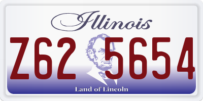 IL license plate Z625654