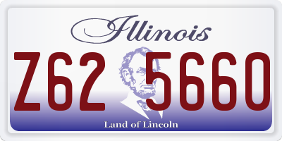 IL license plate Z625660
