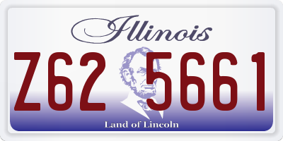 IL license plate Z625661