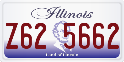 IL license plate Z625662