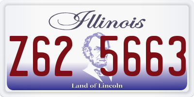 IL license plate Z625663