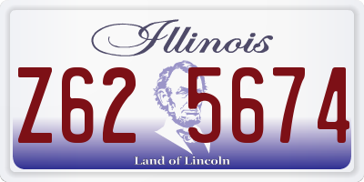 IL license plate Z625674