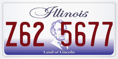 IL license plate Z625677