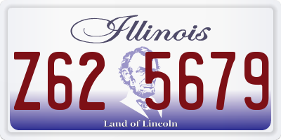 IL license plate Z625679
