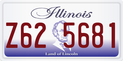IL license plate Z625681