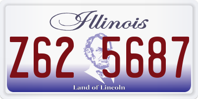 IL license plate Z625687