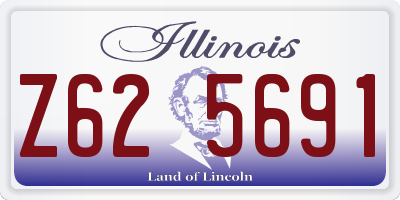 IL license plate Z625691