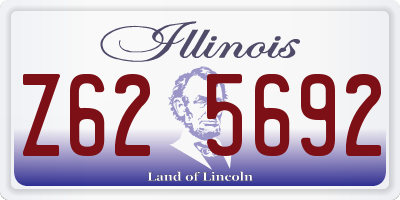 IL license plate Z625692