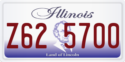IL license plate Z625700