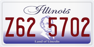 IL license plate Z625702