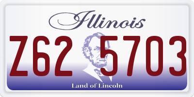 IL license plate Z625703