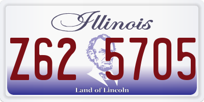 IL license plate Z625705
