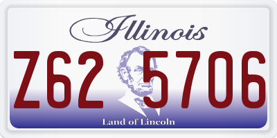 IL license plate Z625706