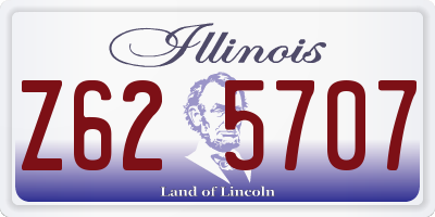 IL license plate Z625707