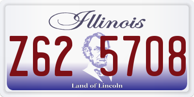 IL license plate Z625708