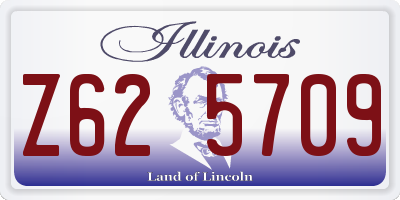IL license plate Z625709