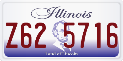 IL license plate Z625716