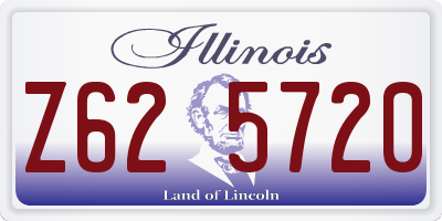 IL license plate Z625720