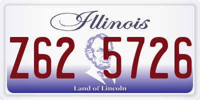 IL license plate Z625726
