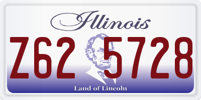 IL license plate Z625728