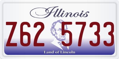 IL license plate Z625733